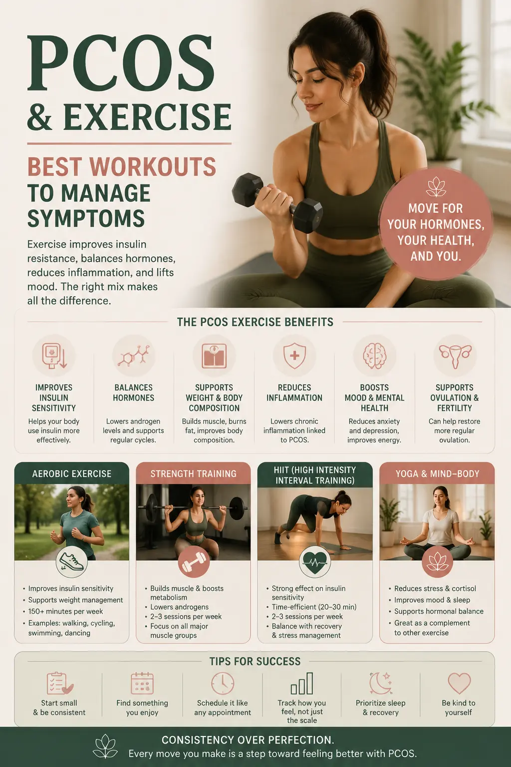 PCOS and Exercise: Best Workouts to Manage Symptoms