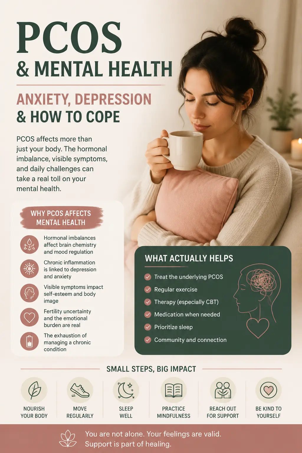 PCOS and Mental Health: Anxiety, Depression & How to Cope