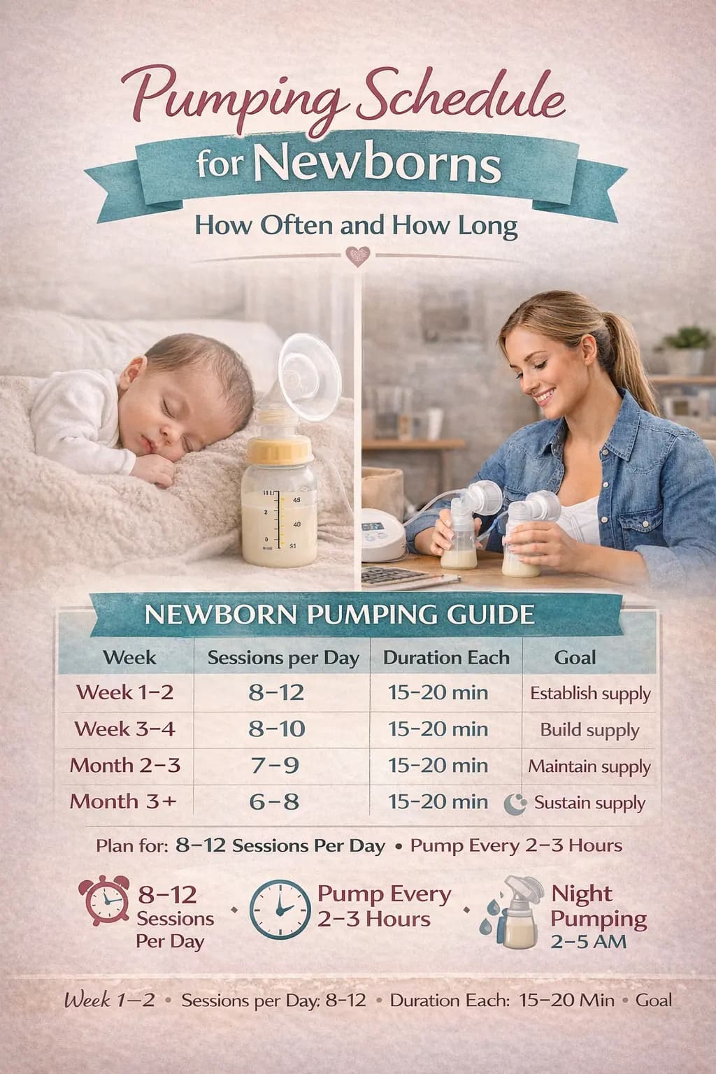Pumping Schedule for Newborns: How Often and How Long