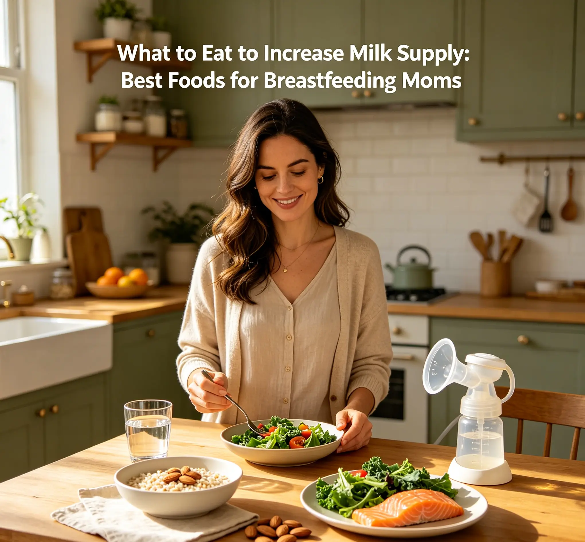 What to eat to increase milk supply - best foods for breastfeeding moms